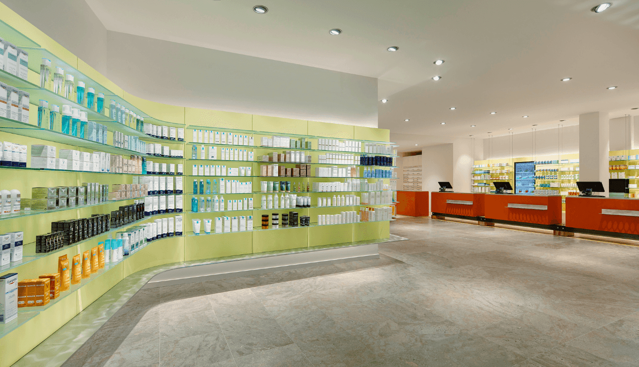 Bild der Apotheke von innen